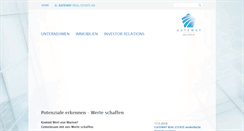 Desktop Screenshot of gateway-re.de